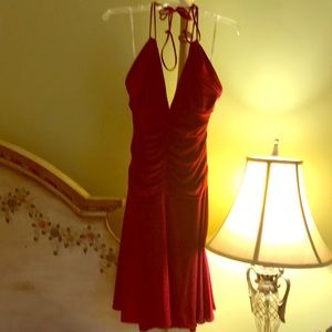 Bebe party dress, size m. Gorgeous color